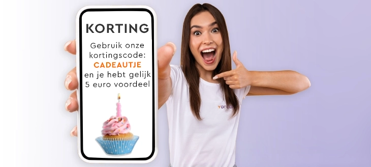 Kortingscode en actuele aanbiedingen voor verjaardagscadeaus bij yorcom
