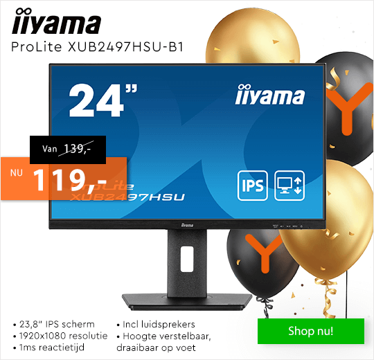 iiyama aanbieding