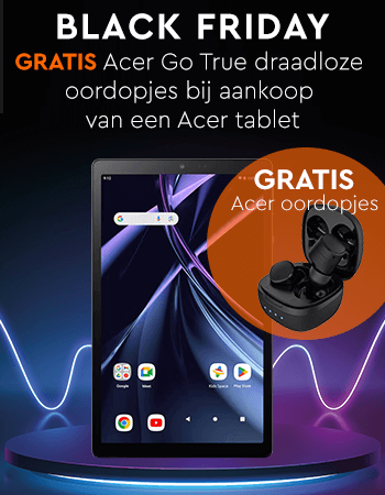 gratis oordopjes bij acer tablet