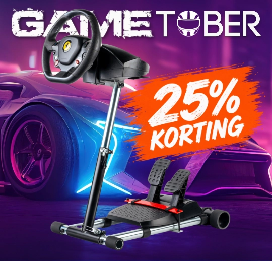 25% korting op Wheel Stand Pro tijdens Gametober