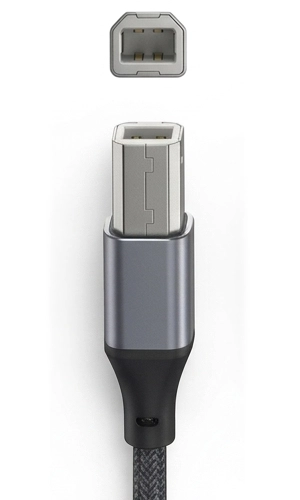 USB Type B aansluiting