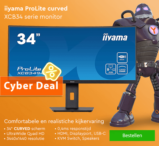 monitor aanbieding