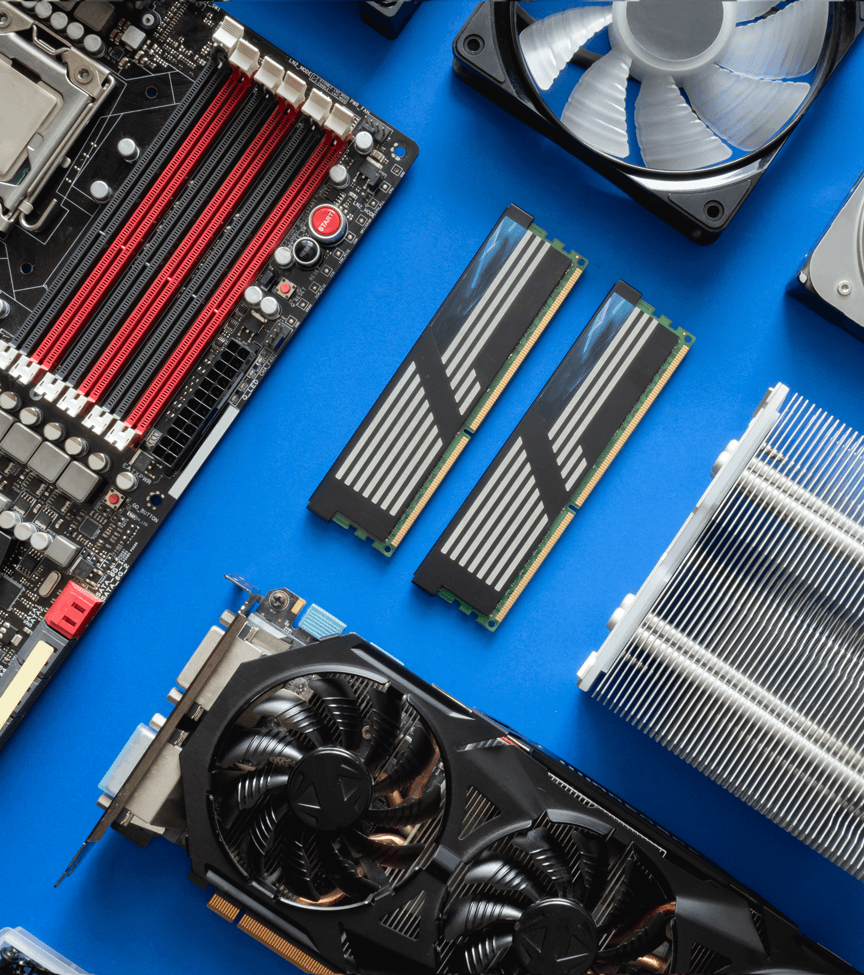 hardware onderdelen voor computer bouwen