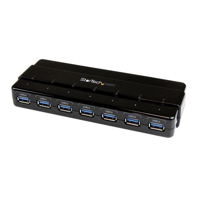 StarTech 7-poorts USB 3.0 Desktop hub zwart