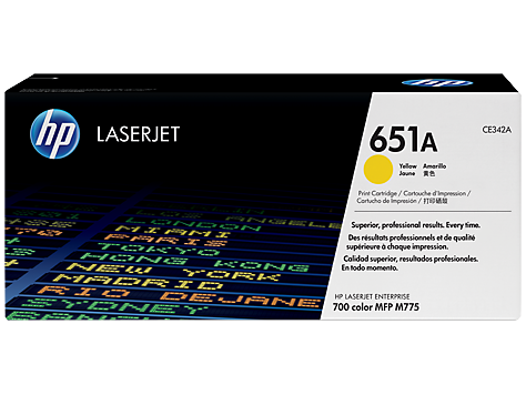HP 651A toner geel