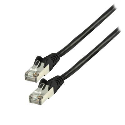 Image of Valueline FTP CAT 6 network cable 0.5m Zwart
