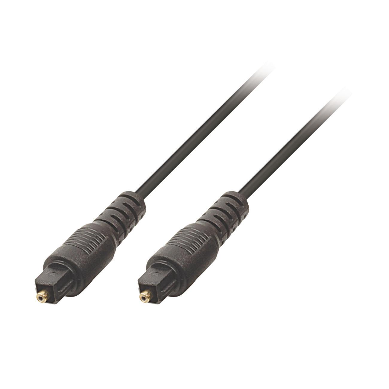 Image of Digitale Audiokabel TosLink Male - TosLink Male 10.0 M Zwart