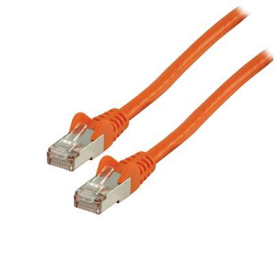 Image of CAT6 F/UTP Netwerkkabel RJ45 (8/8) Male - RJ45 (8/8) Male 0.25 M Oranje