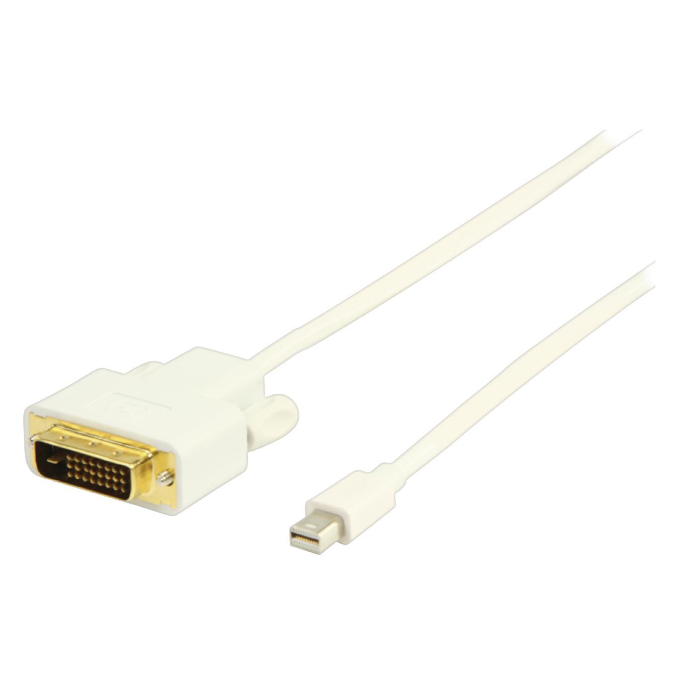 Image of Mini DisplayPort - DVI kabel 2,00 m wit - Valueline