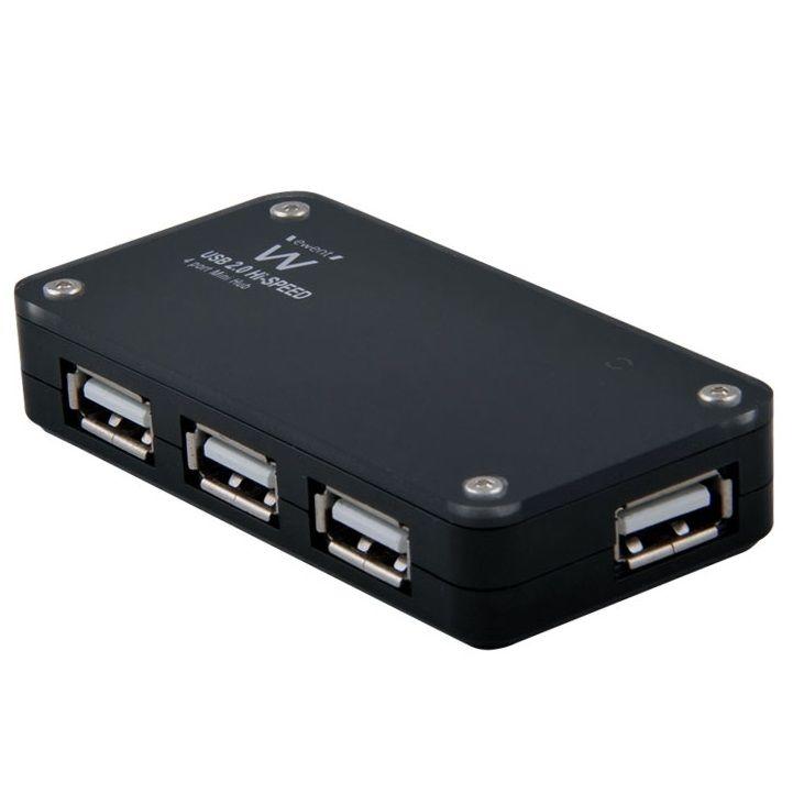 Image of Ewent 4 Poorts USB Hub incl. voeding USB 2.0 zwart