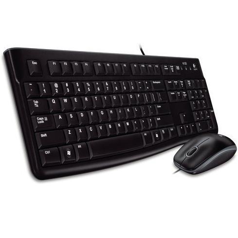 Logitech MK120 desktop zwart