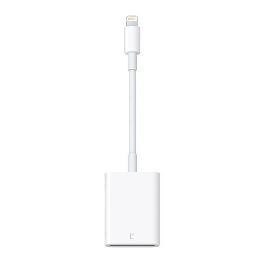 Apple iPad Aansluitkabel [1x Apple dock-stekker Lightning 1x SD-kaartslot] 0.10 m