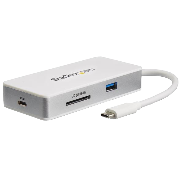 StarTech.com USB-C multiport adapter SD (UHS-II) kaartlezer Power Delivery 4K HDMI GbE 1x USB 3.0