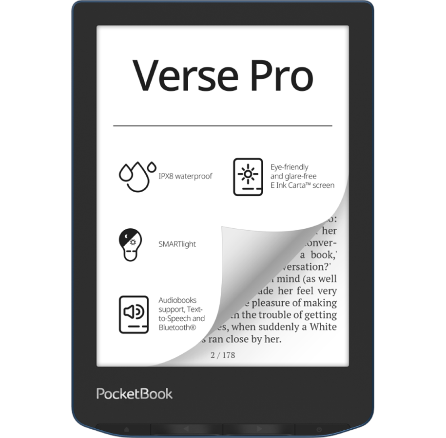 PocketBook Verse Pro e-Reader azure