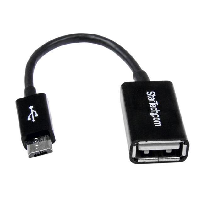 StarTech.com Micro-USB-naar-USB-OTG-hostadapter M-F 12 cm