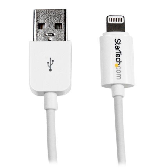 StarTech 8-pin Lightning naar USB 0,3m wit
