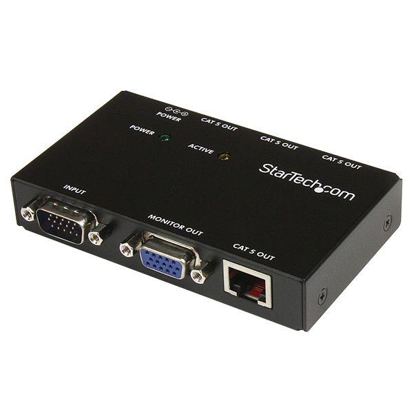 StarTech 4-poorts VGA video verlenger via Cat5