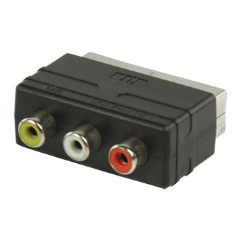 Scart naar 3x RCA adapter