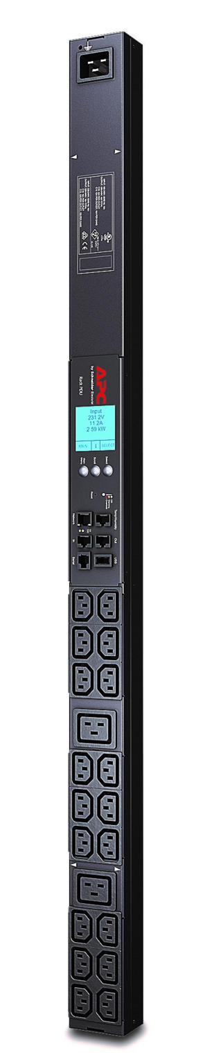 APC Metered Rack PDU Voedingsverdeeleenheid ( rack-uitvoering ) 200-208-230 V wisselstroom V RS-232 