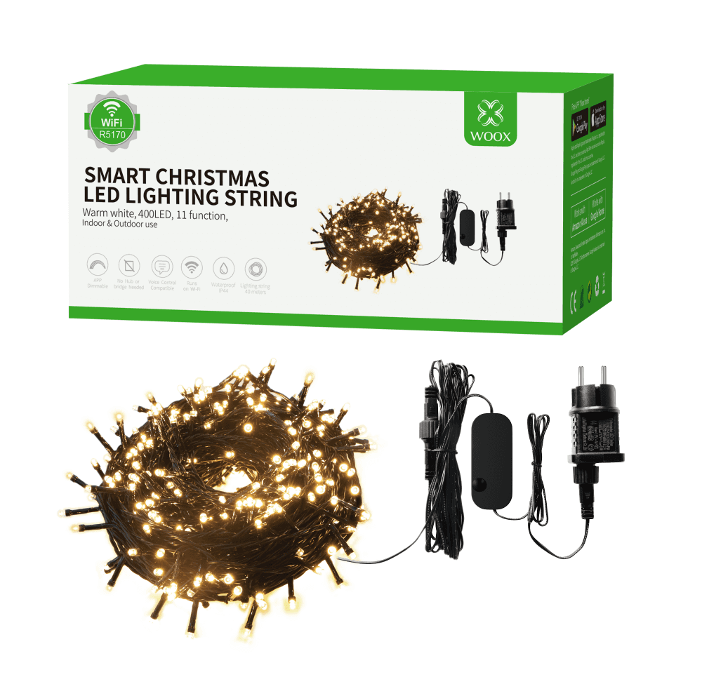 Woox Smart LED Kerstverlichting 40m