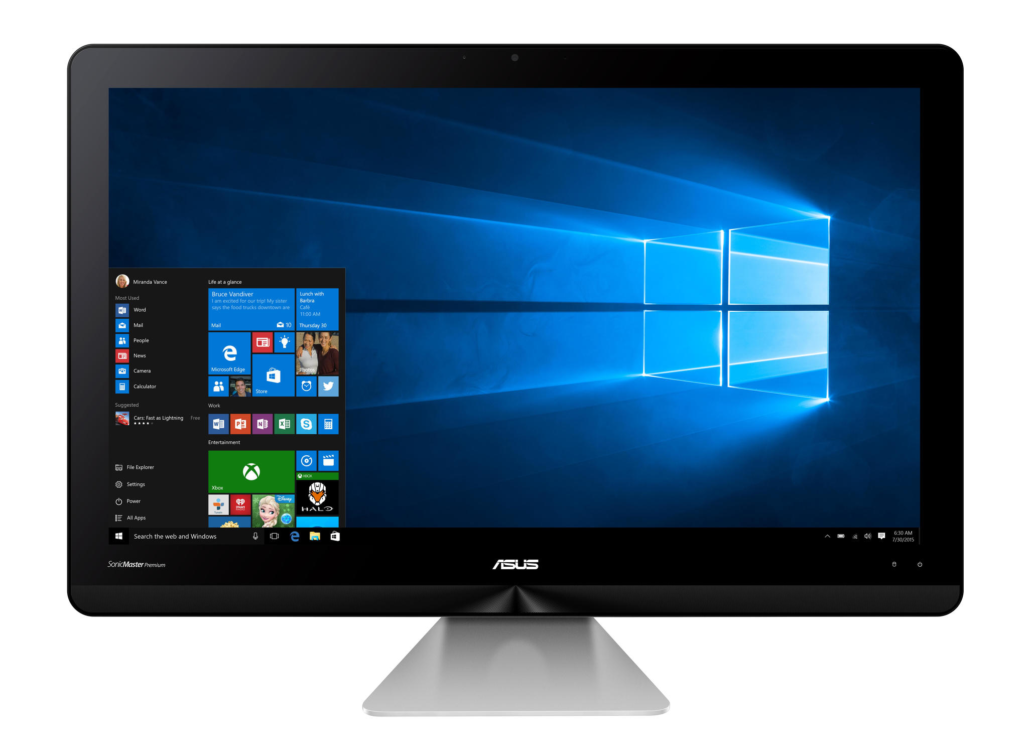 Image of Asus All in One Zen AiO ZN220ICUK-RA012X 21.5", i3 6100U, 500GB