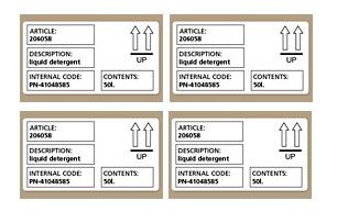 Image of 12 pack Dymo label Shipping/Badge Label 101x54mm p/n: 13186