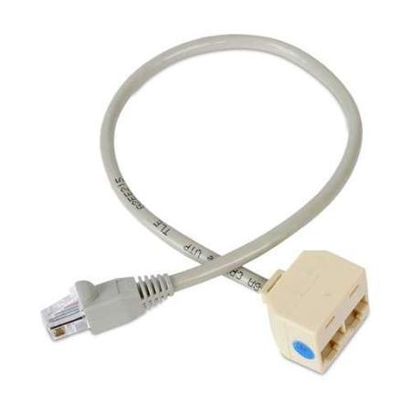 StarTech.com 2-to-1 RJ45 Splitter Kabel Adapter F-M