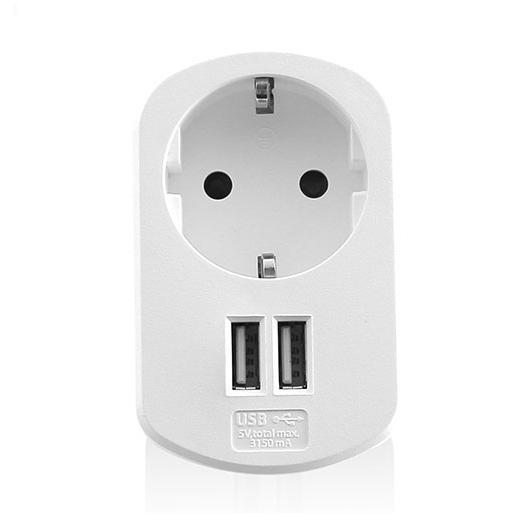 Image of Ewent EW1211 2-poorts USB lader