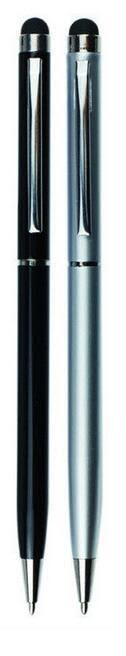 2-in-1 Touch en Pen stylus zilver