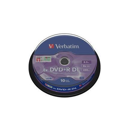 Verbatim DVD+R Double Layer 10 stuks