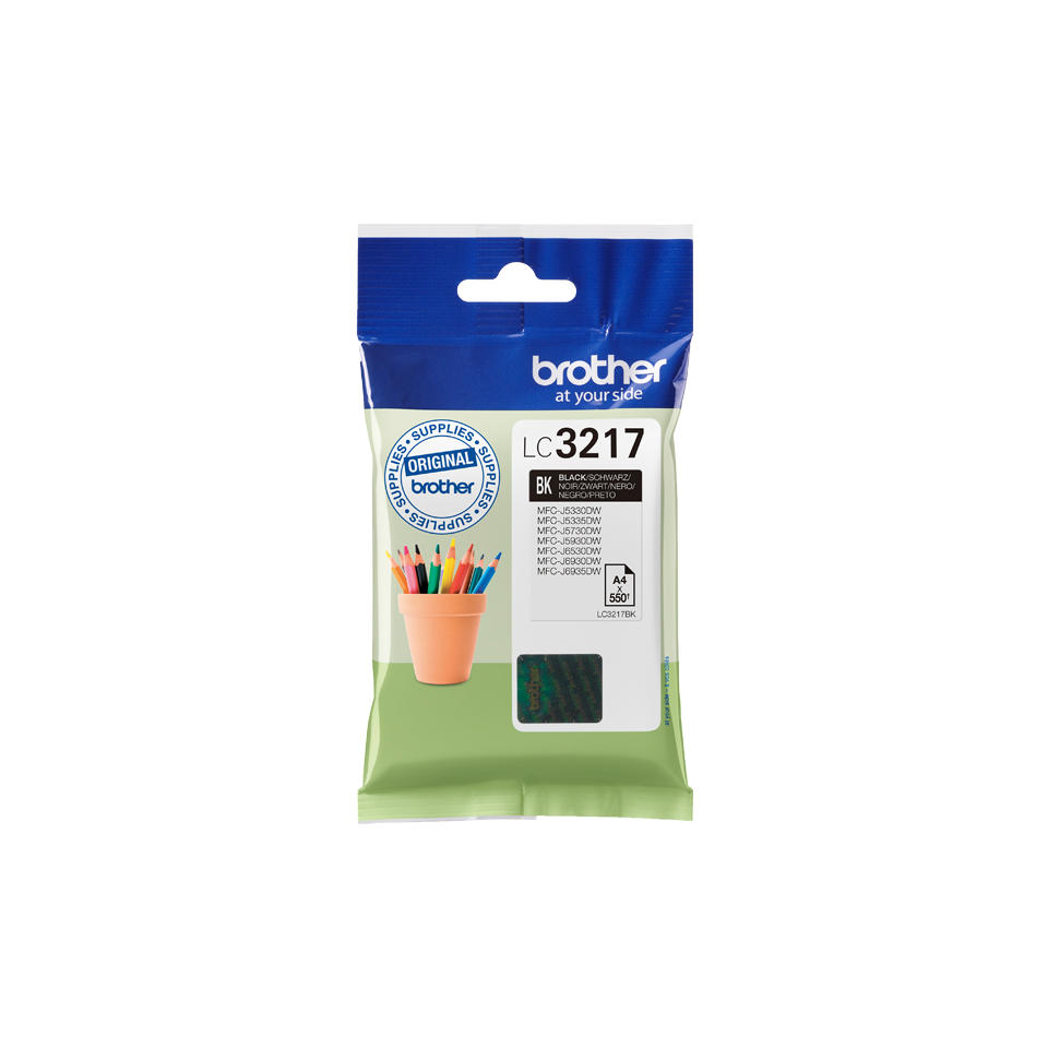 Brother LC-3217BK zwart