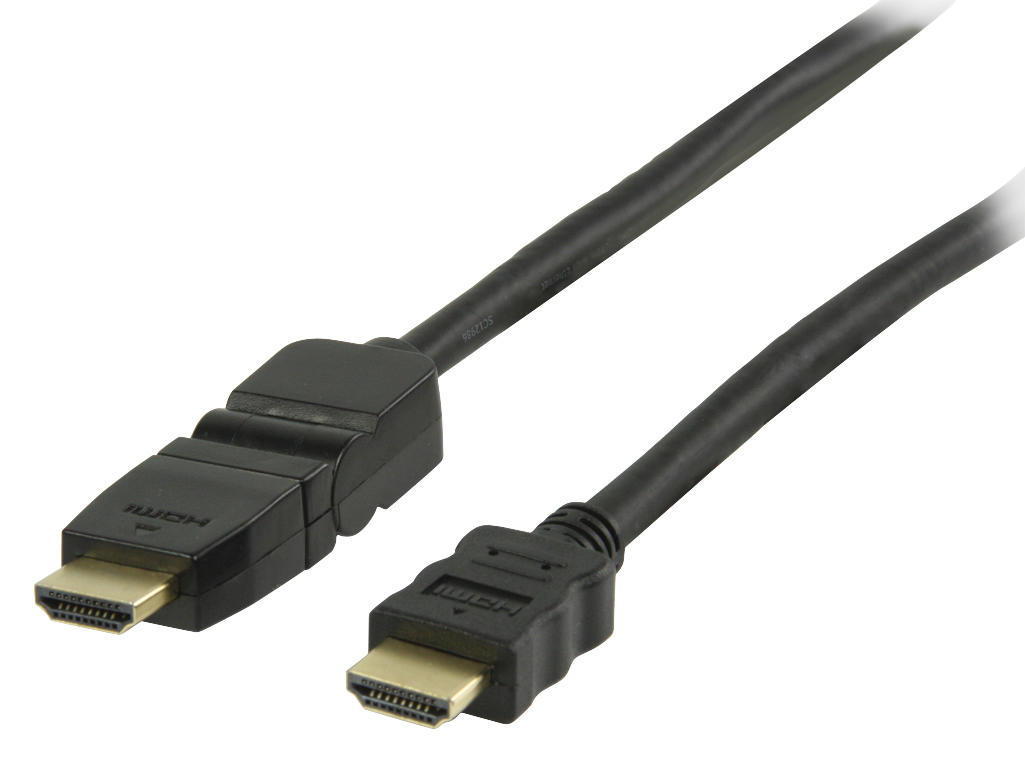 Valueline 4K Hdmi Kabel Draaibaar 2M valueline kopen in de aanbieding