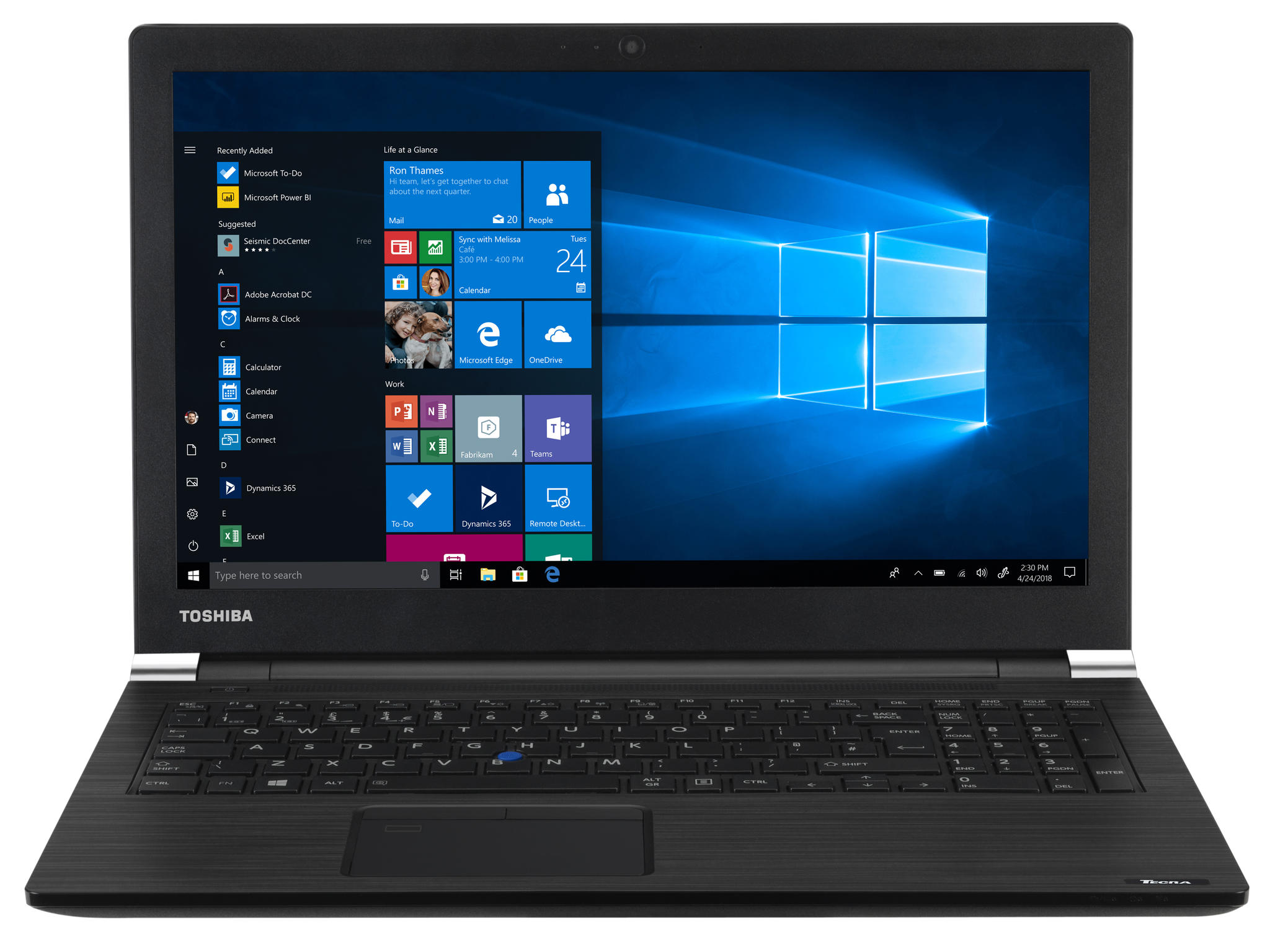 Toshiba Tecra A50-EC-11H AZERTY laptop