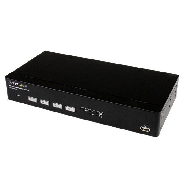 StarTech 4-poorts USB VGA KVM switch met DDM en kabels