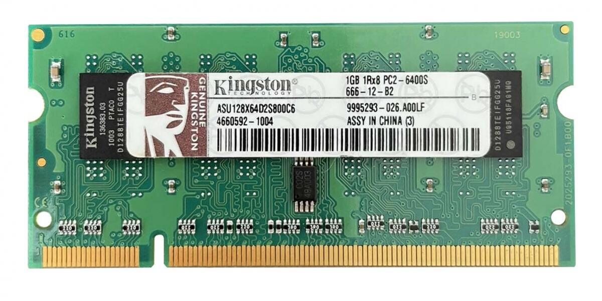 Kingston 1GB DDR2-800 ACR128X64D2S800C6