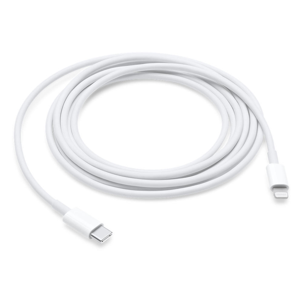 Apple iPad-iPhone-iPod USB-kabel [1x Apple dock-stekker Lightning 1x USB-C stekker] 2.00 m Wit