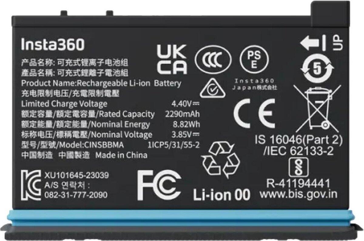 Insta360 X4 battery afbeelding