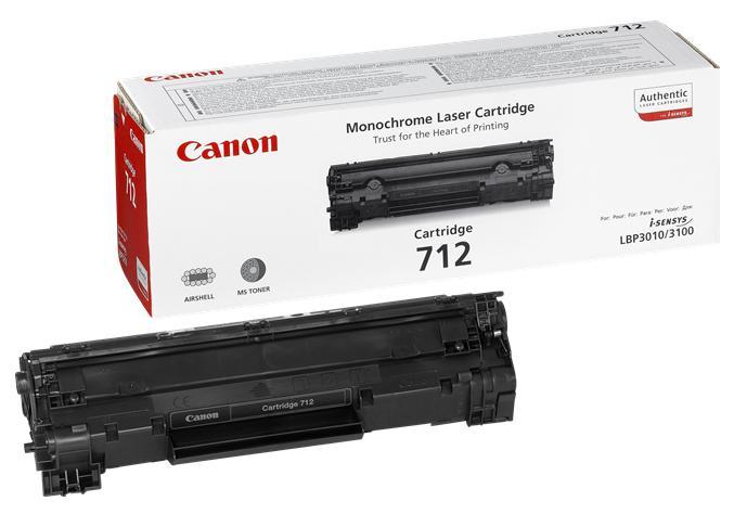 Image of Canon 712 toner cartridge black