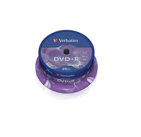 Verbatim DVD+R 25 stuks