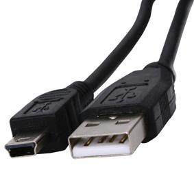 Image of Mini-USB verbindingskabel B5 pin 2 meter