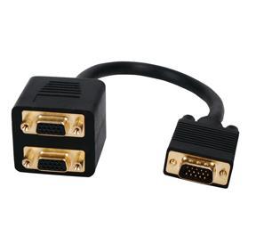 Valueline Splitterkabel Vga Naar 2X M valueline kopen in de aanbieding