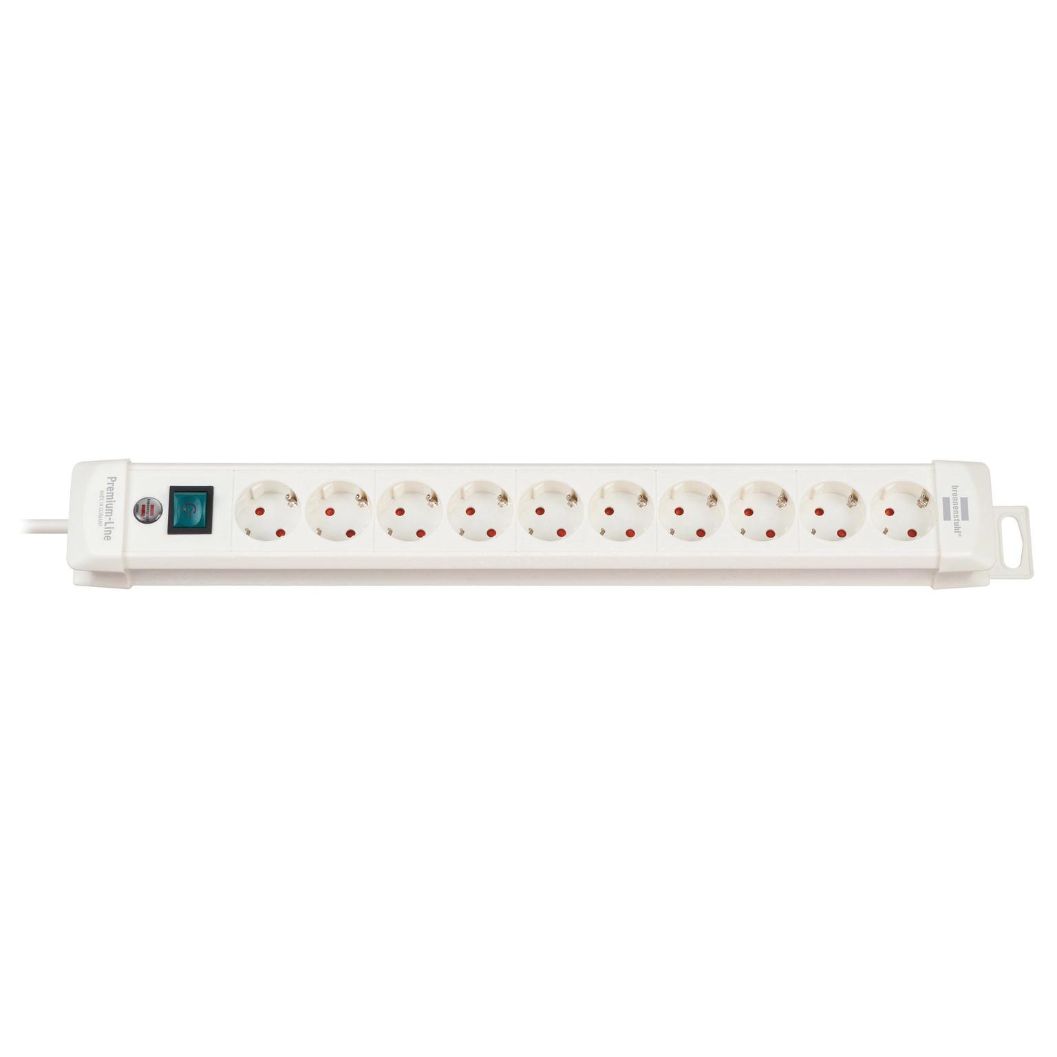 Brennenstuhl Premium-line 10-voudig wit