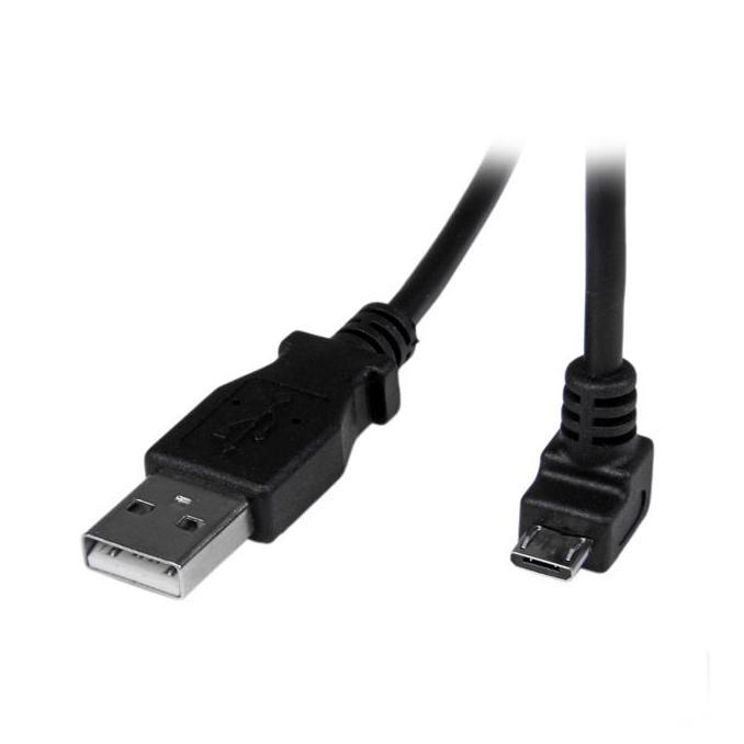 ontbijt Vertrouwen buik StarTech USB 2.0 A naar Micro B haaks M/M 2m - USBAUB2MD