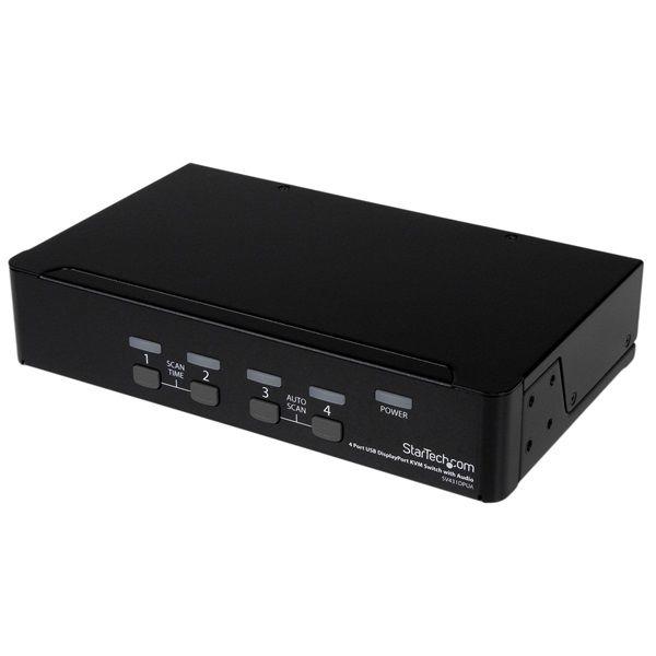 StarTech 4-poorts USB Displayport KVM Switch met audio