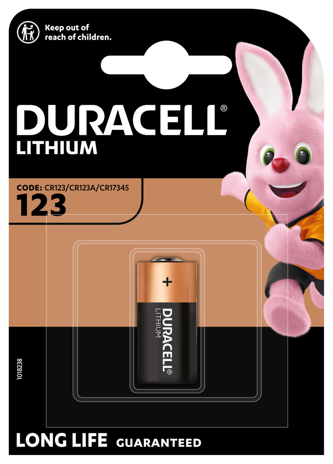 Duracell CR123 batterij