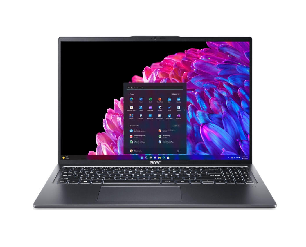Acer Swift Go 16 SFG16-72-56FG laptop afbeelding
