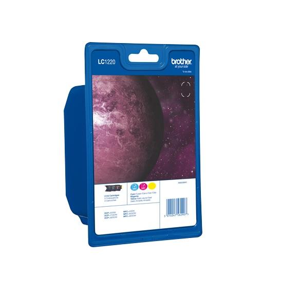 Inkcartridge Brother LC-1220RBWBP 3 kleurenset