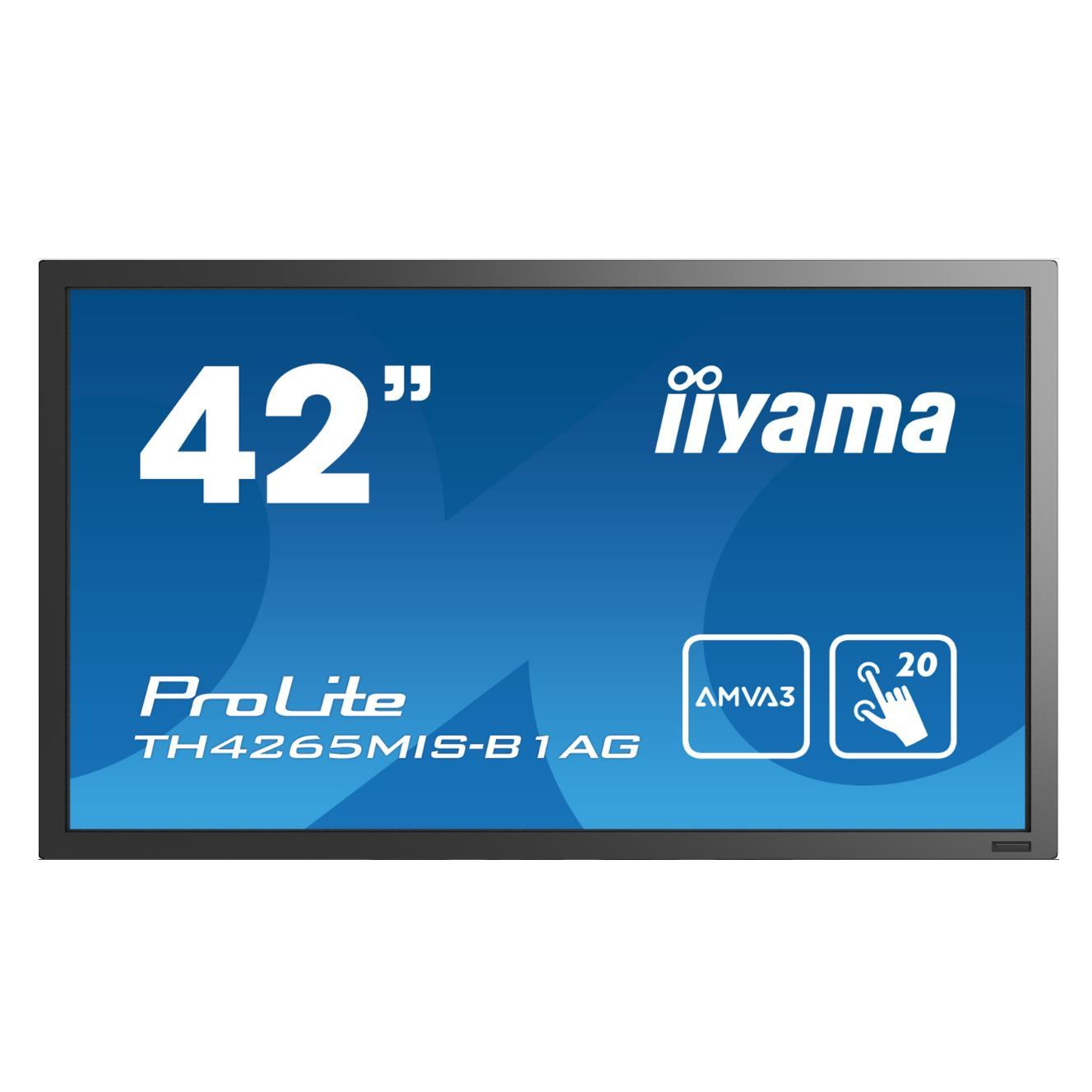 Image of iiyama 42i 20-Points Touch. 1920x1080. AMVA3 panel. Full