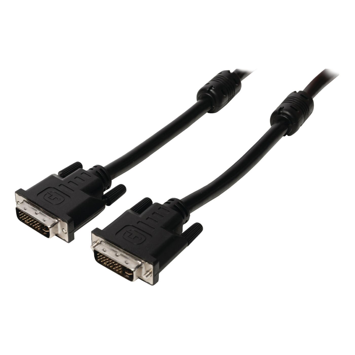 Image of DVI kabel DVI-I 24+5-pin male - DVI-I 24+5-pin male 3,00 m zwart - Val