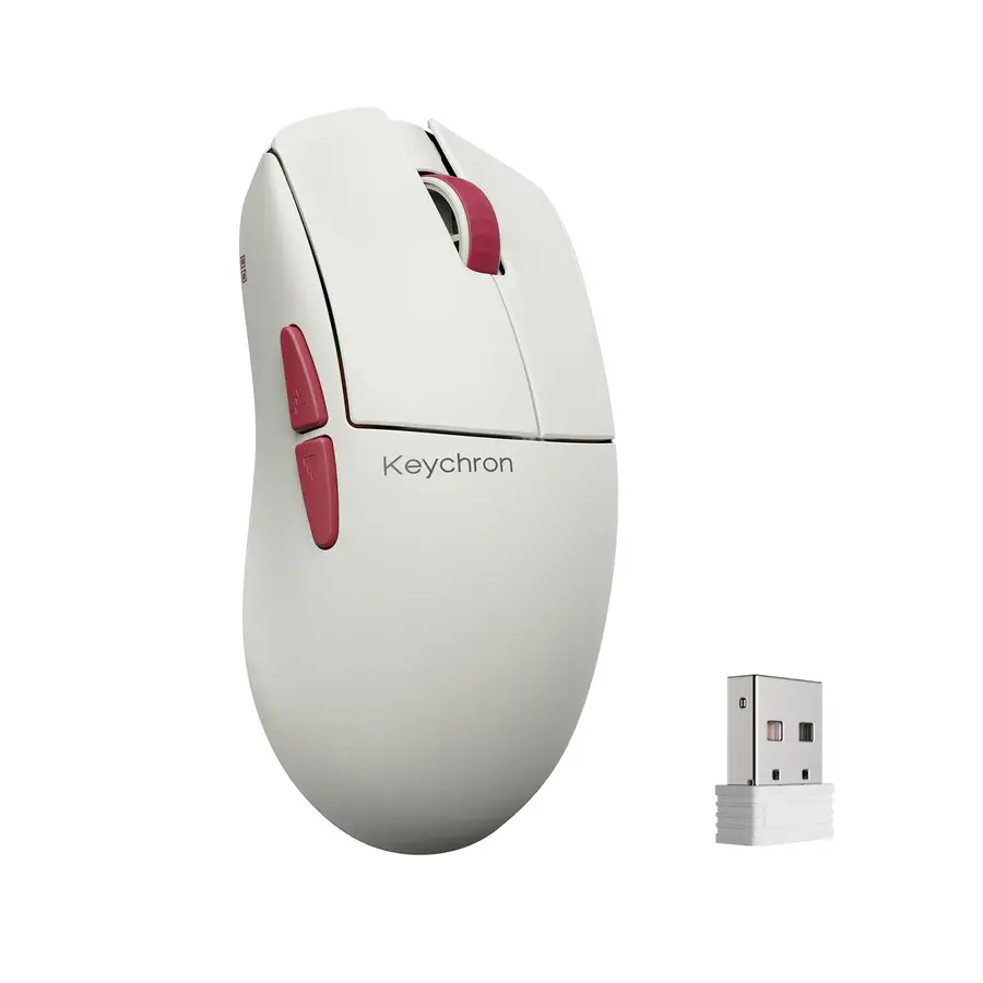 Keychron G4 draadloze 8K muis wit